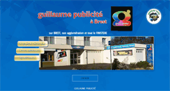 Desktop Screenshot of guillaume-publicite.com